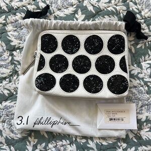 3.1 Phillip Lim - Pouch with Crystal Embroidery